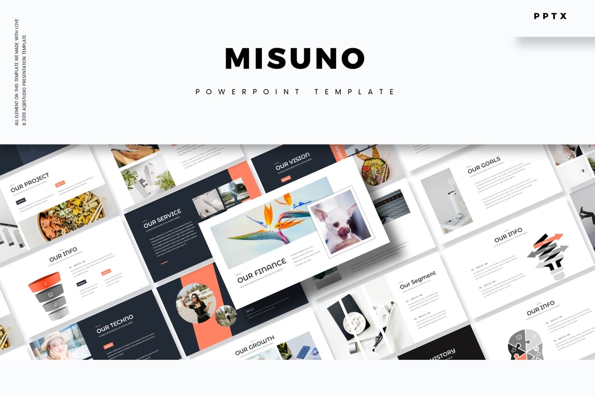 Misuno - Template Presentasi Powerpoint Kreatif dan Fungsional