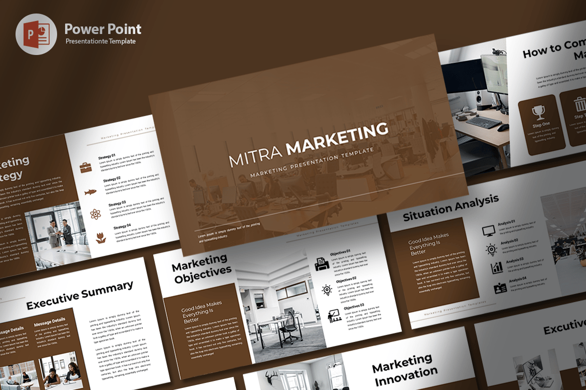 Template PowerPoint Mitra Marketing yang Siap Pakai