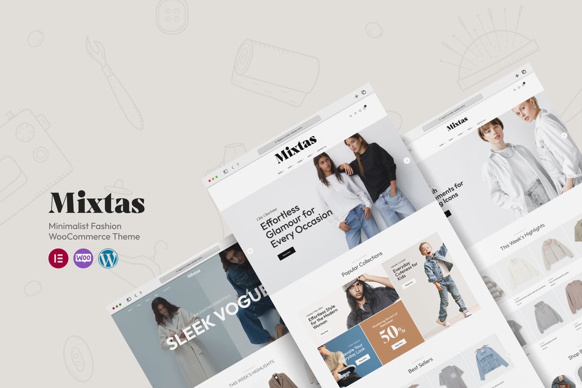 Mixtas - Tema WordPress Fashion Minimalis yang Kreatif