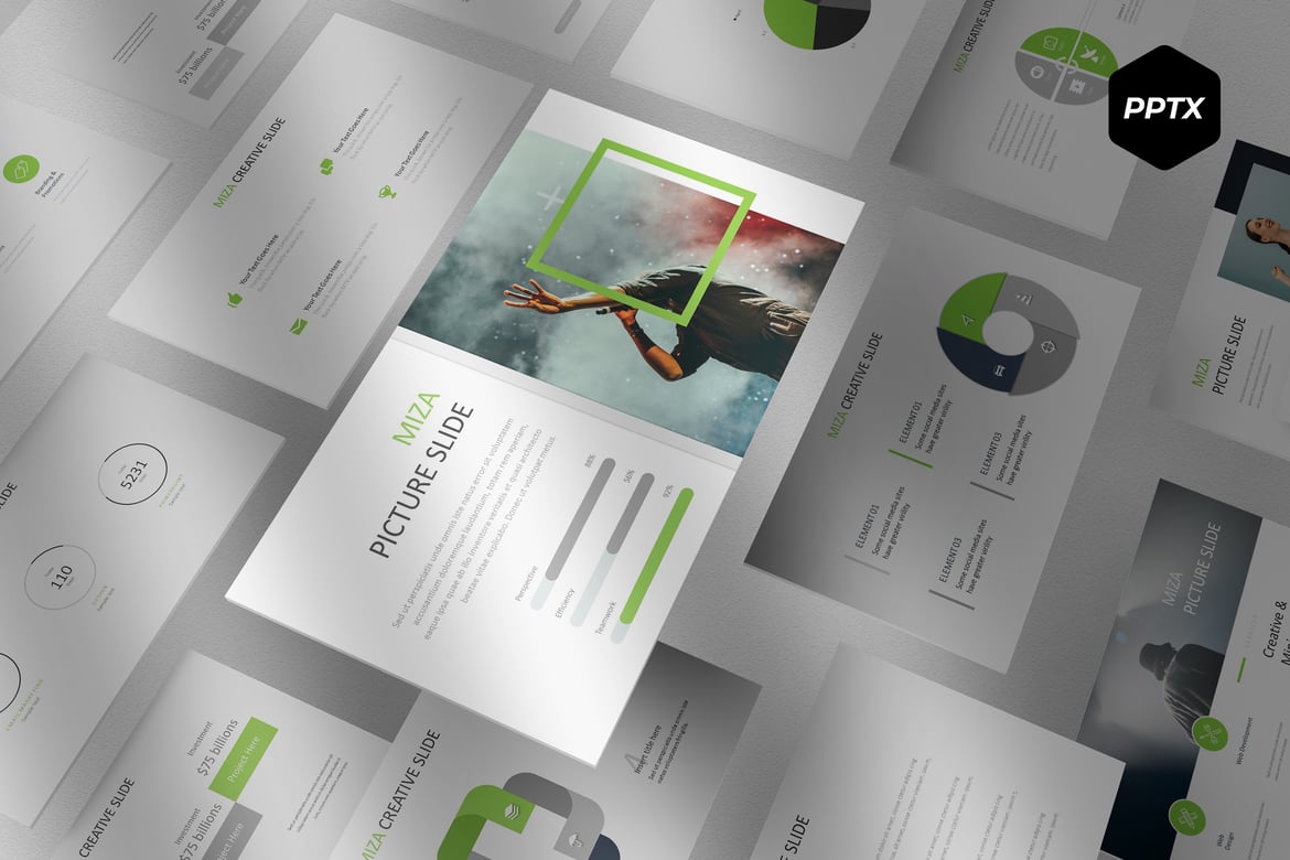 Miza - Template PowerPoint Elegan dan Serbaguna