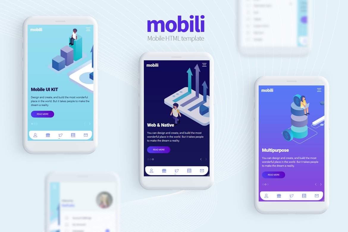 Mobili - Template Website Mobile yang Menawan