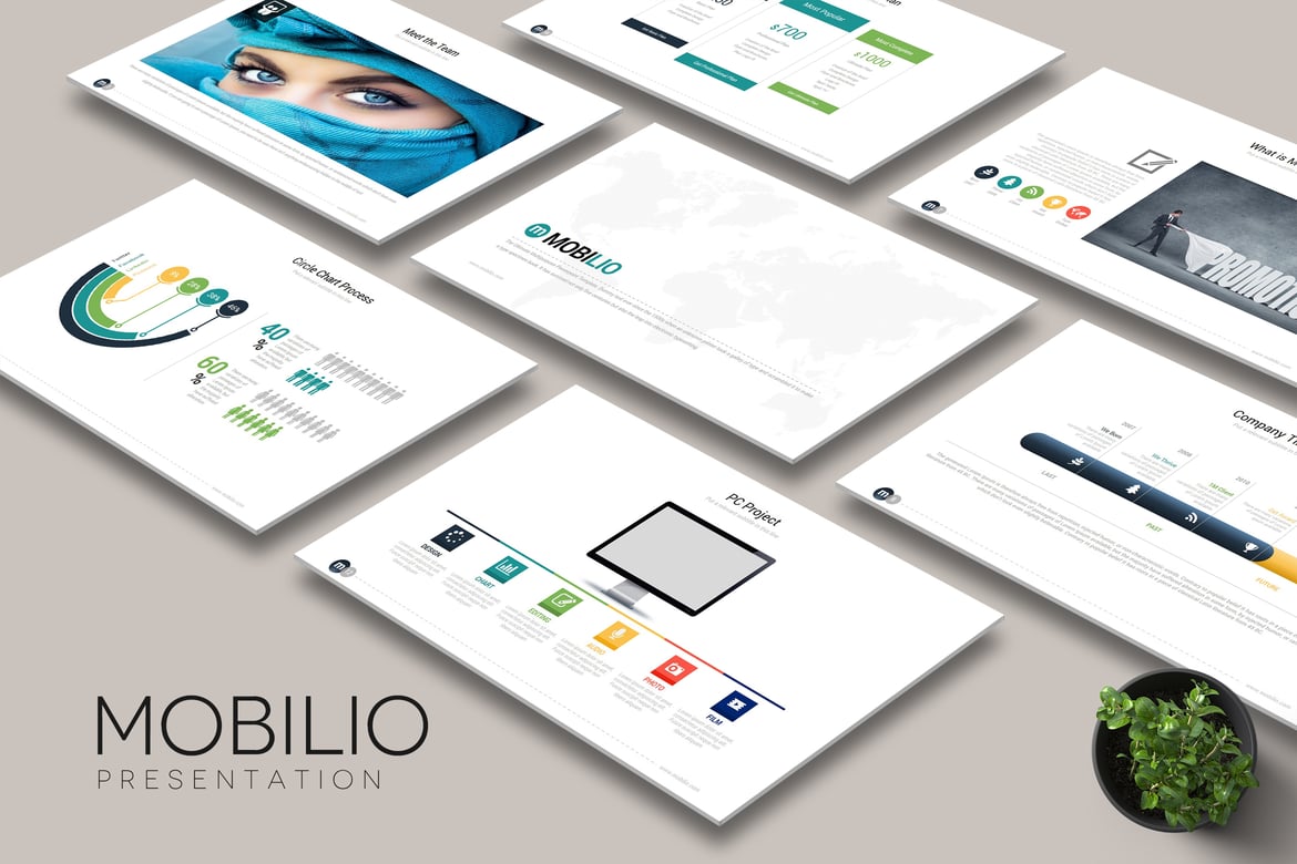 Template PowerPoint Kreatif untuk Presentasi Menarik