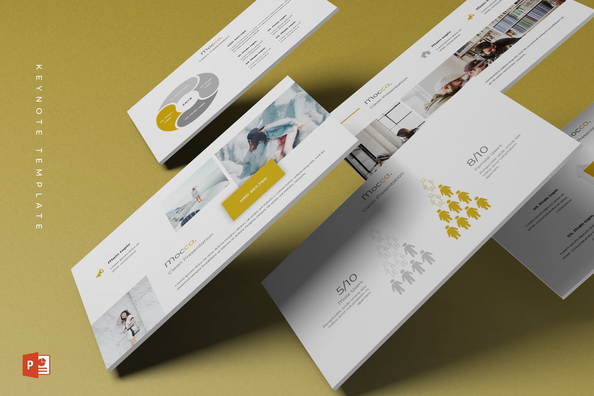 Mocca - Template PowerPoint Kreatif dan Serbaguna