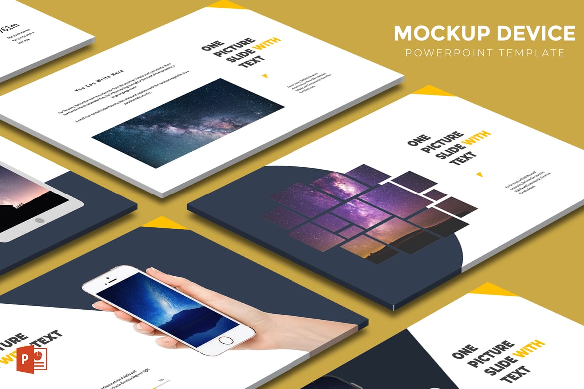 Template PowerPoint Mockup Device - Solusi Presentasi Kreatif Anda