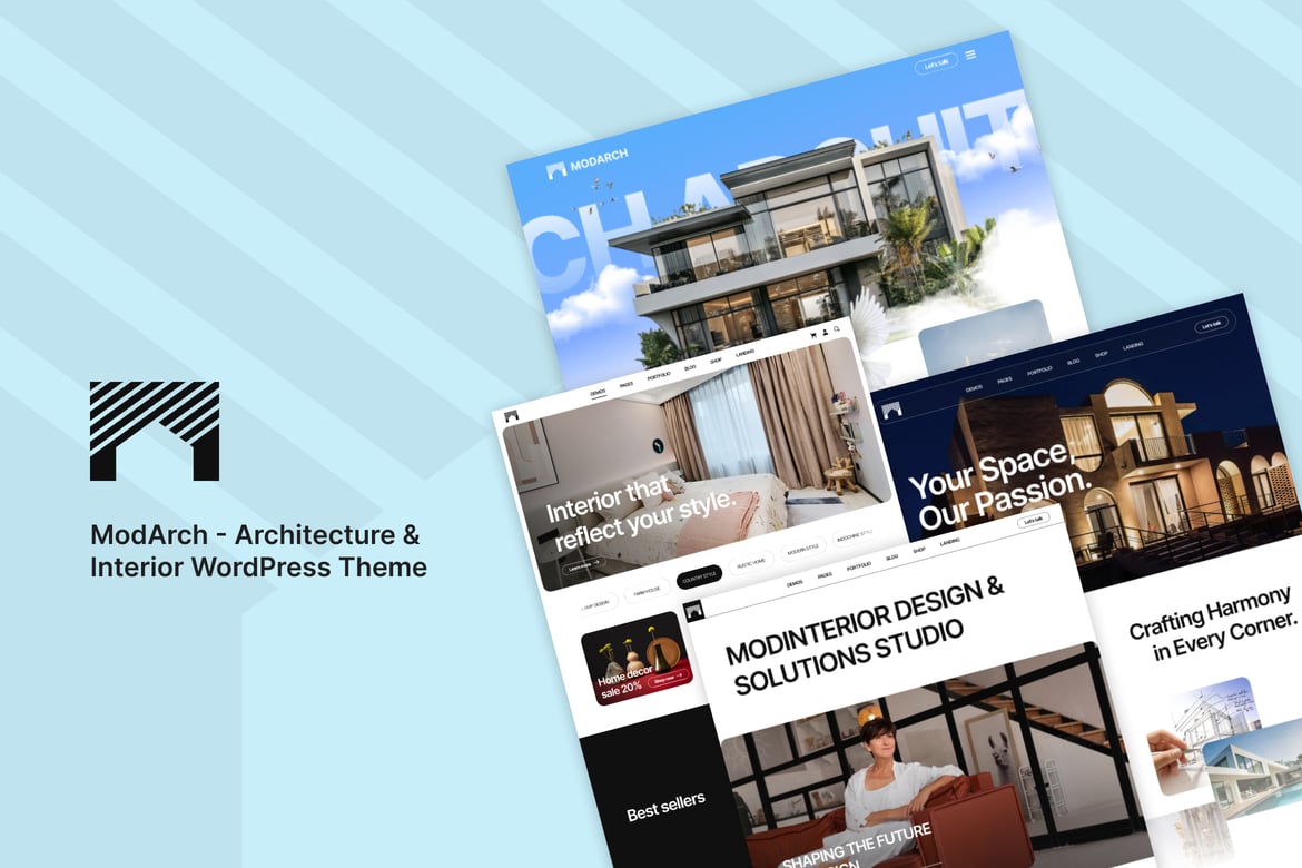 ModArch - Tema WordPress Arsitektur & Interior yang Kreatif