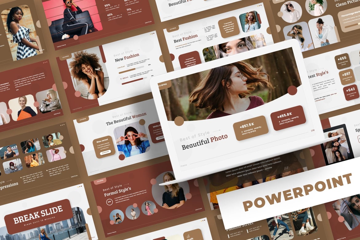 Modelo - Template Powerpoint Berkualitas Tinggi