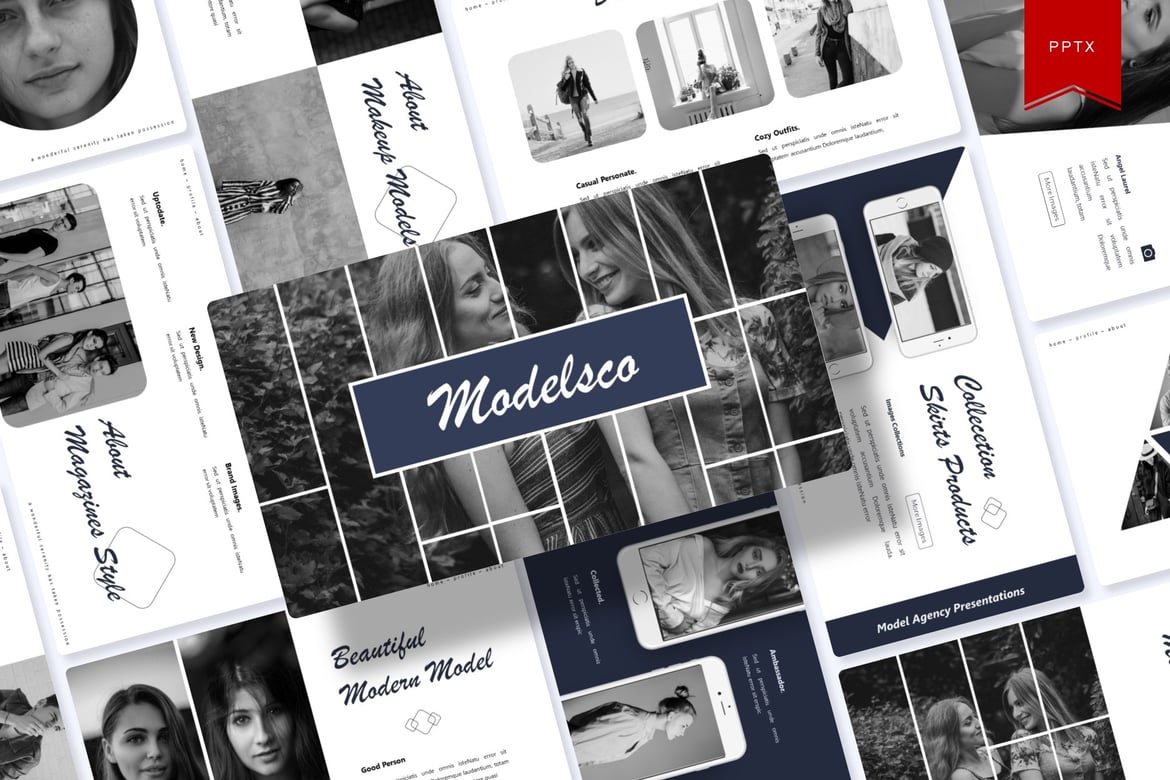 Template PowerPoint Modelsco | Solusi Presentasi Profesional