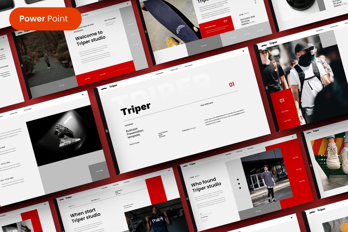 Template Presentasi Agensi Modern – PowerPoint yang Menarik