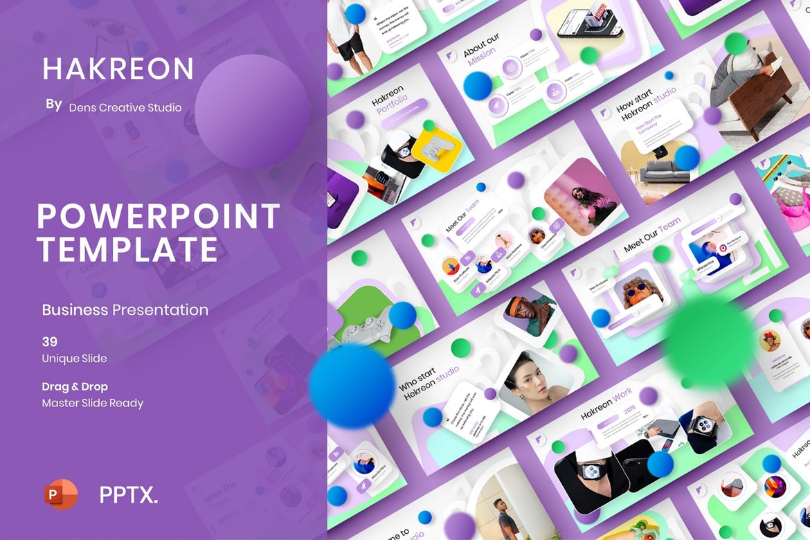 Template Presentasi Bubble Modern – PowerPoint Menarik dan Profesional