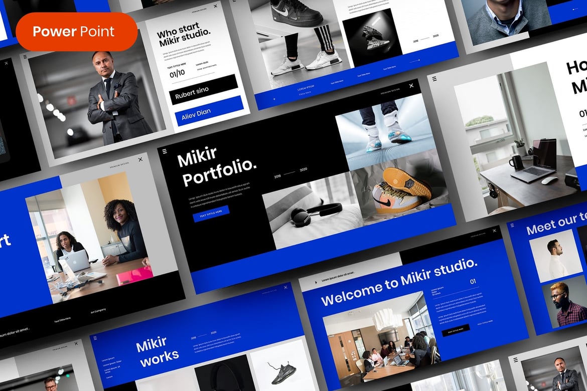 Template Presentasi Bisnis Modern (PowerPoint) yang Menarik