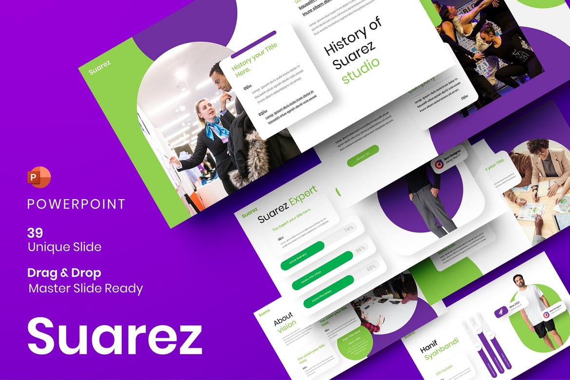 Template Presentasi Bisnis Modern – PowerPoint yang Menarik