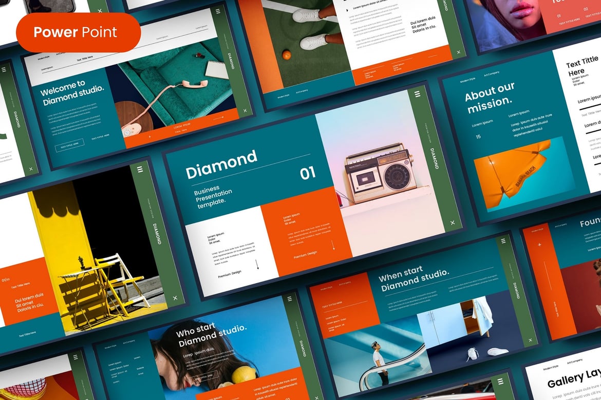 Template Presentasi Kreatif Modern – PowerPoint yang Menarik