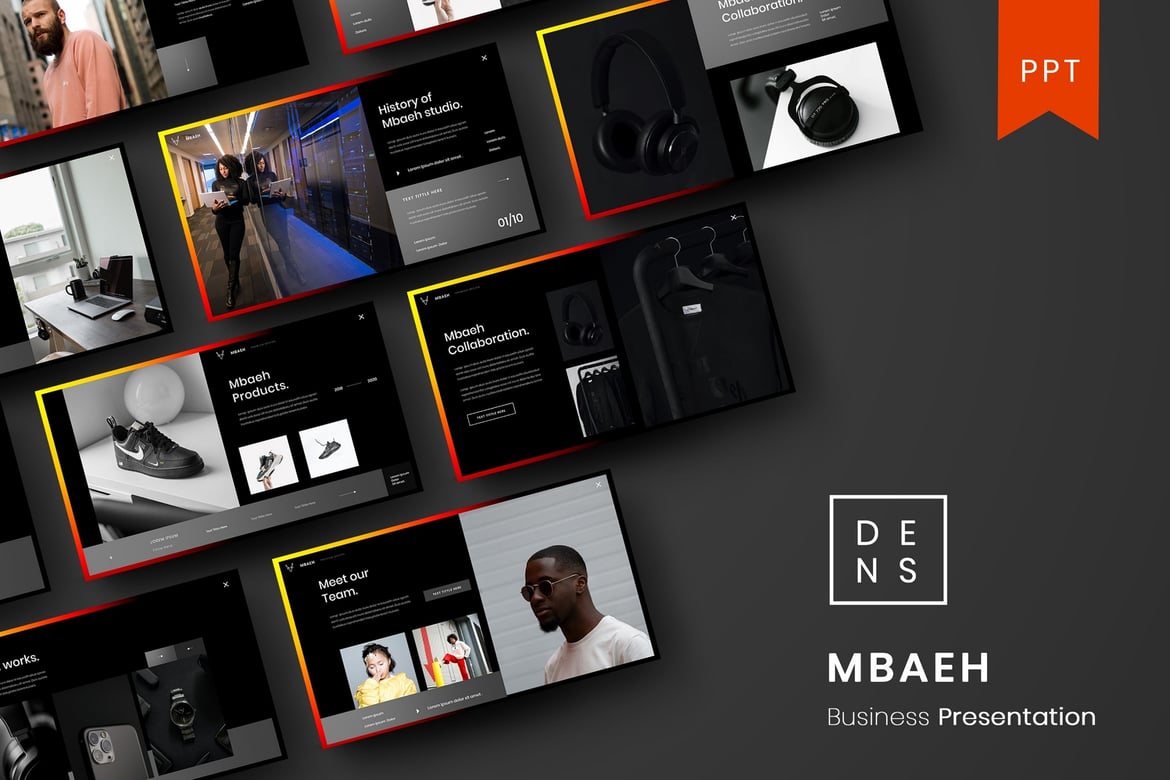 Template Presentasi PowerPoint Modern dan Stylish