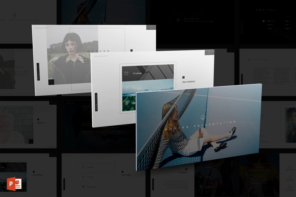 Template PowerPoint Modern untuk Presentasi Profesional