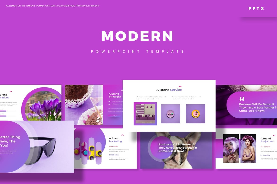 Template Powerpoint Modern untuk Presentasi Menarik