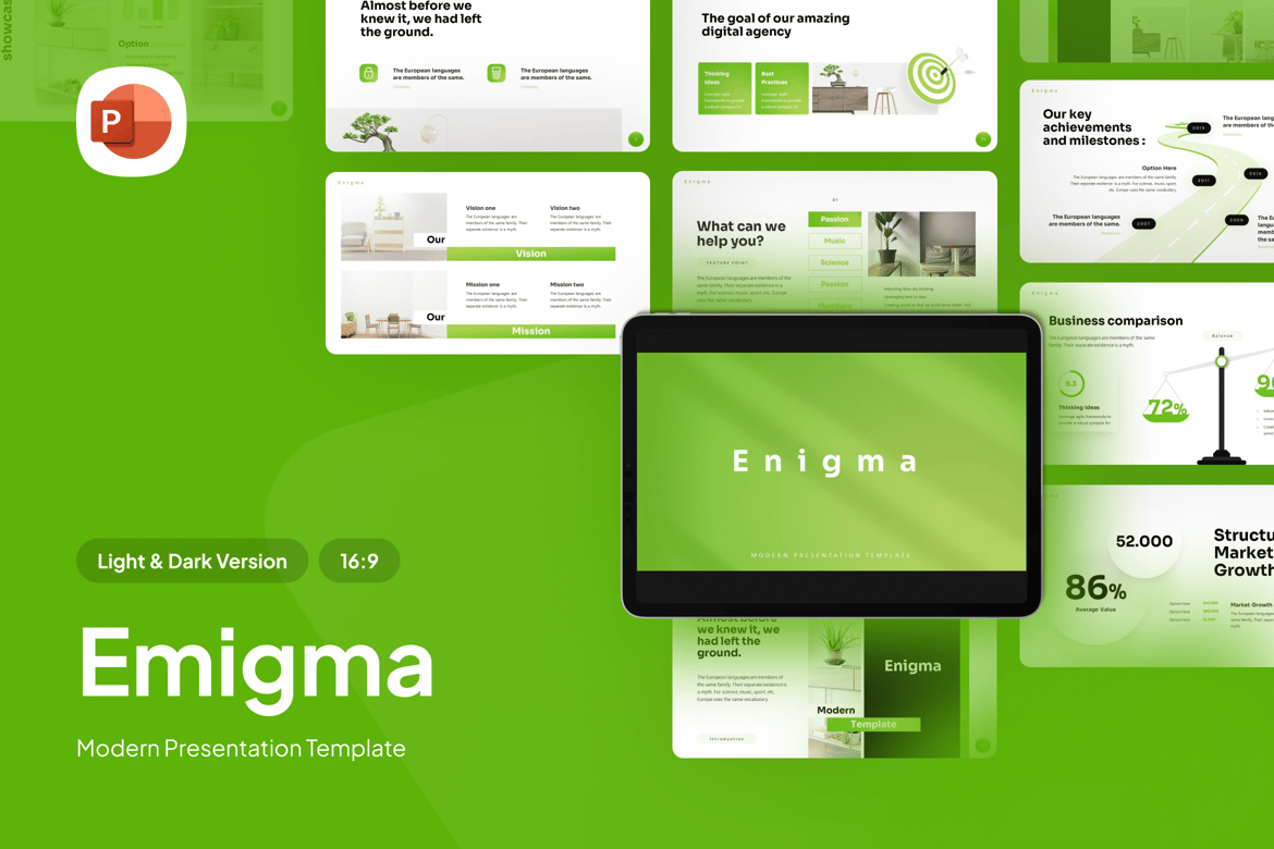 Template Presentasi Modern - PowerPoint yang Menarik