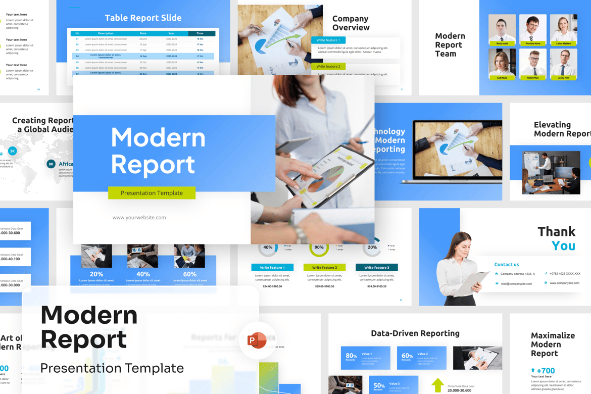 Template Presentasi PowerPoint Modern yang Menarik