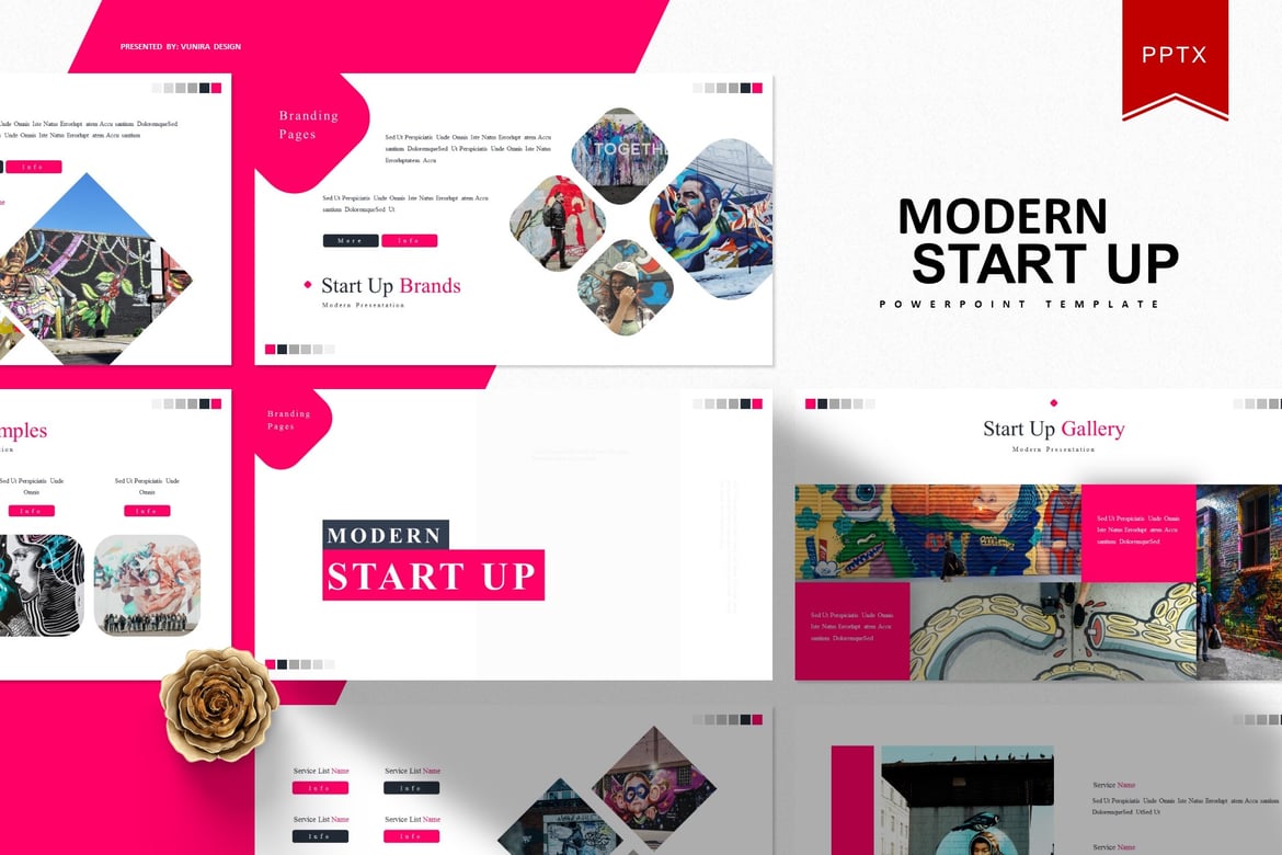Template Presentasi Modern untuk Start Up | Powerpoint