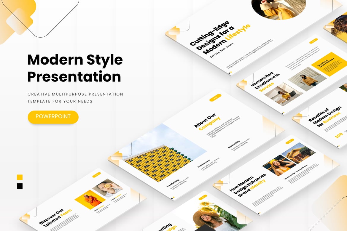 Template PowerPoint Modern untuk Presentasi Menarik
