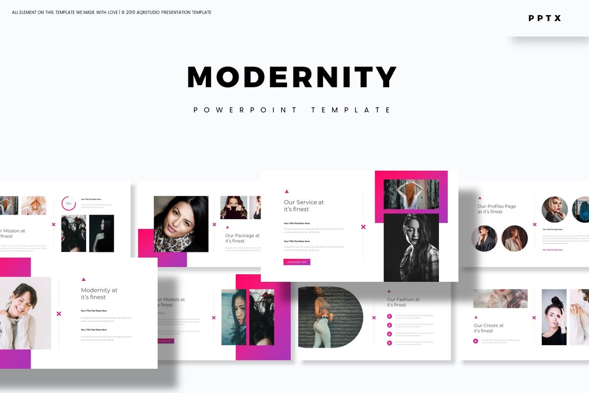 Template Powerpoint Modernitas untuk Presentasi Menarik dan Profesional