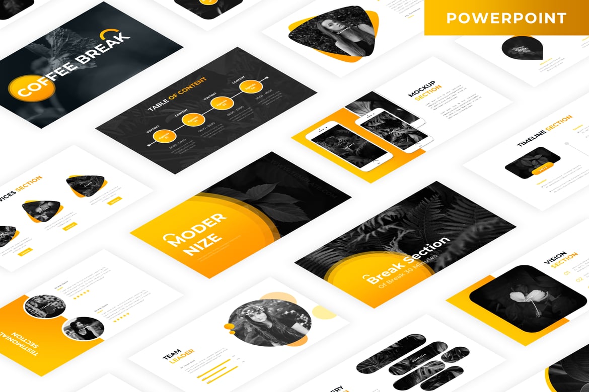 Template Presentasi PowerPoint Modern untuk Bisnis