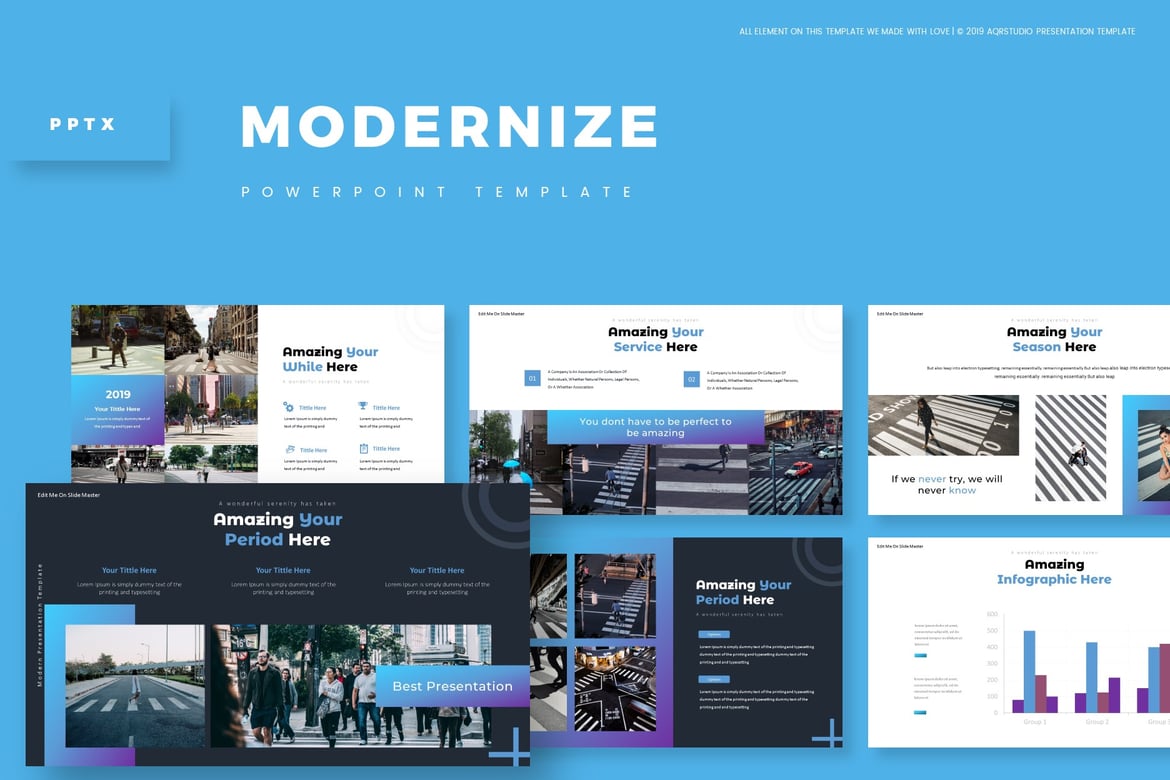 Template Powerpoint Modernize - Solusi Presentasi Menarik dan Profesional