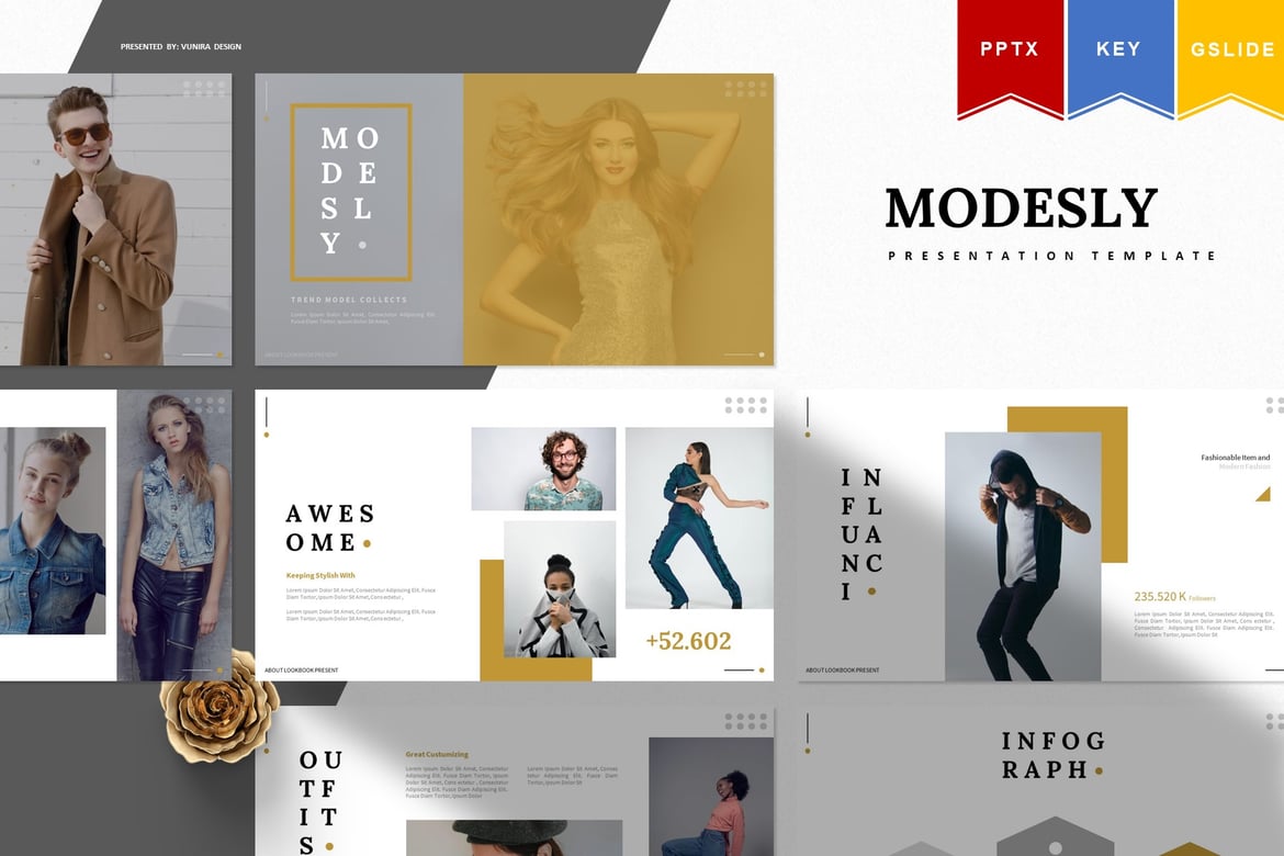 Modesly: Template Presentasi PowerPoint, Keynote, dan Google Slides yang Menarik