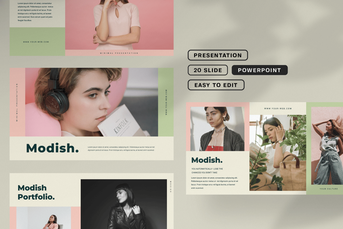 Template Presentasi PowerPoint Modern dan Elegan
