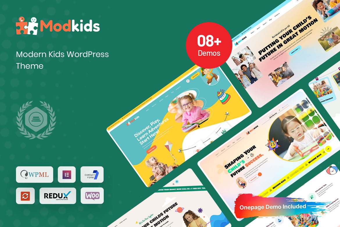Modkids - Tema WordPress Modern untuk Anak-anak
