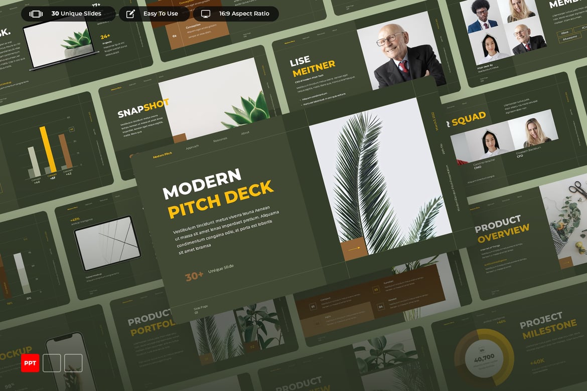 Modre - Template Powerpoint Presentasi yang Menarik