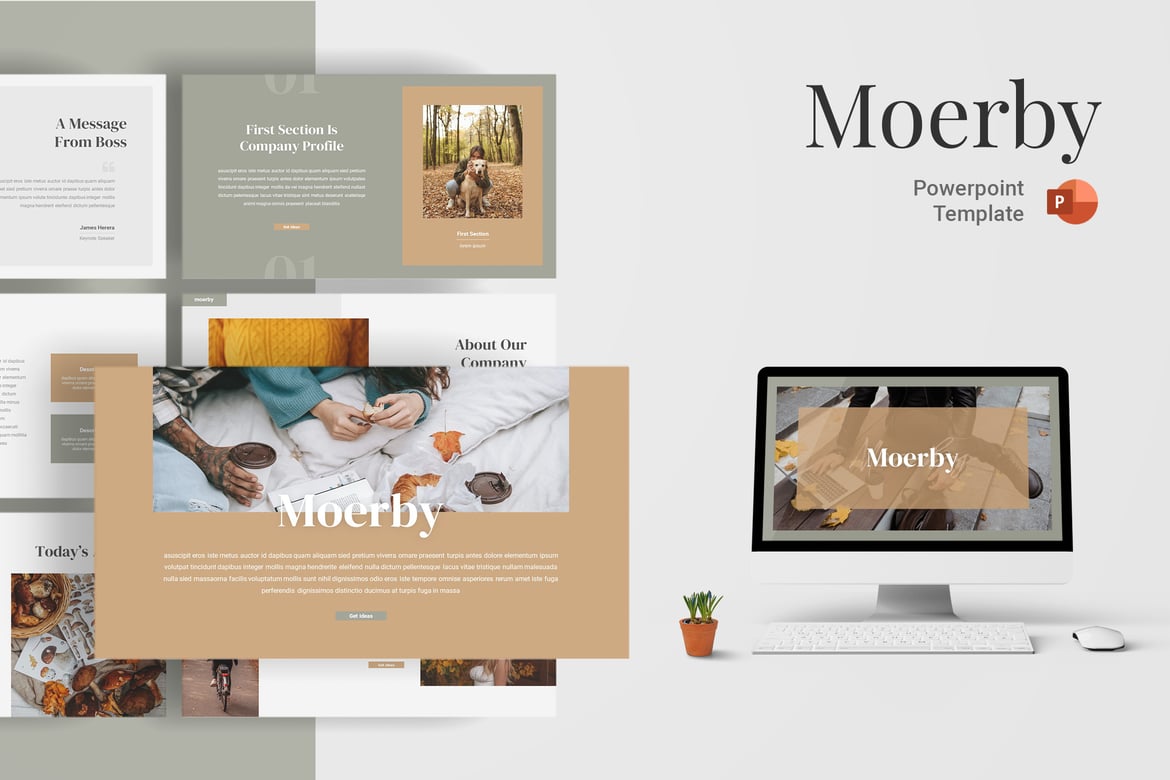 Moerby - Template PowerPoint Serbaguna dan Menarik
