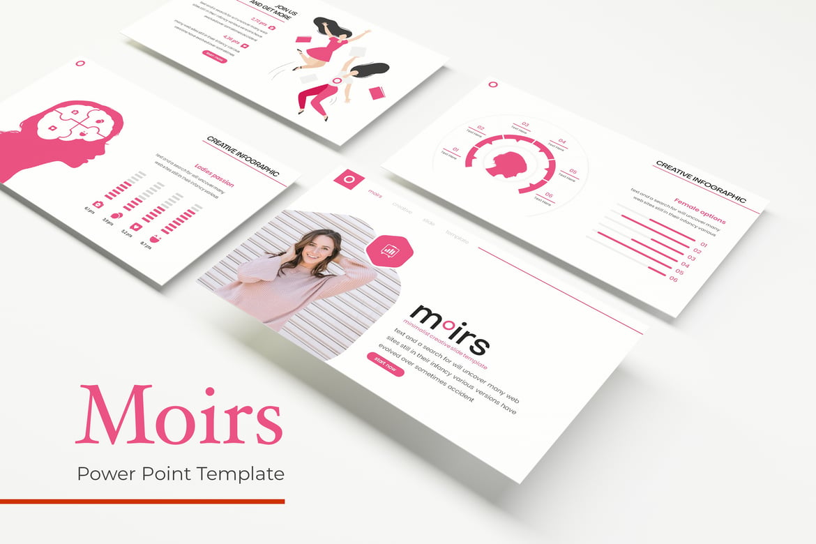 Moirs - Template PowerPoint Profesional dan Menarik