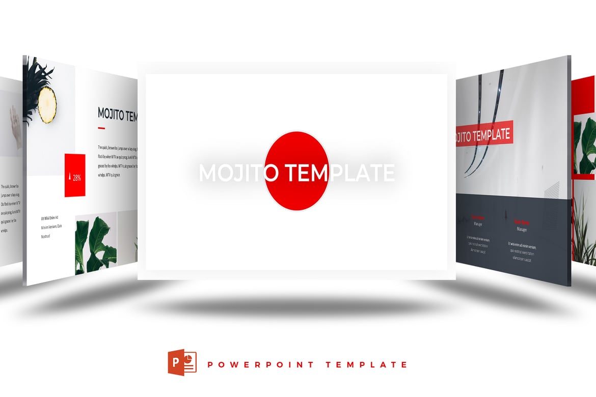 Template PowerPoint Mojito - Solusi Presentasi Menarik dan Profesional