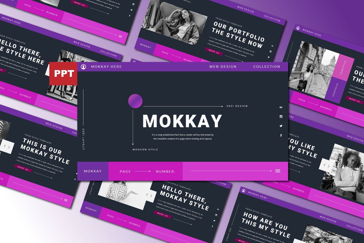 Template Powerpoint MOKKAY yang Menarik dan Profesional