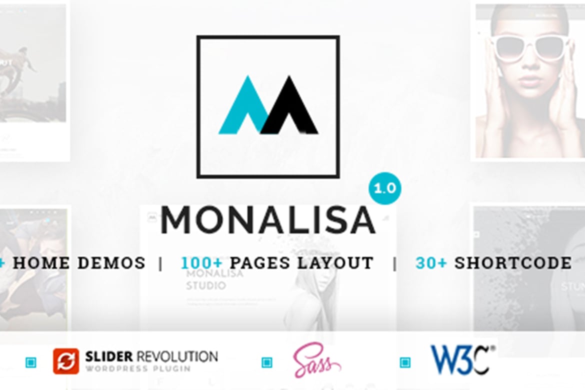 Monalisa - Template Website Bisnis Elegan dan Responsif