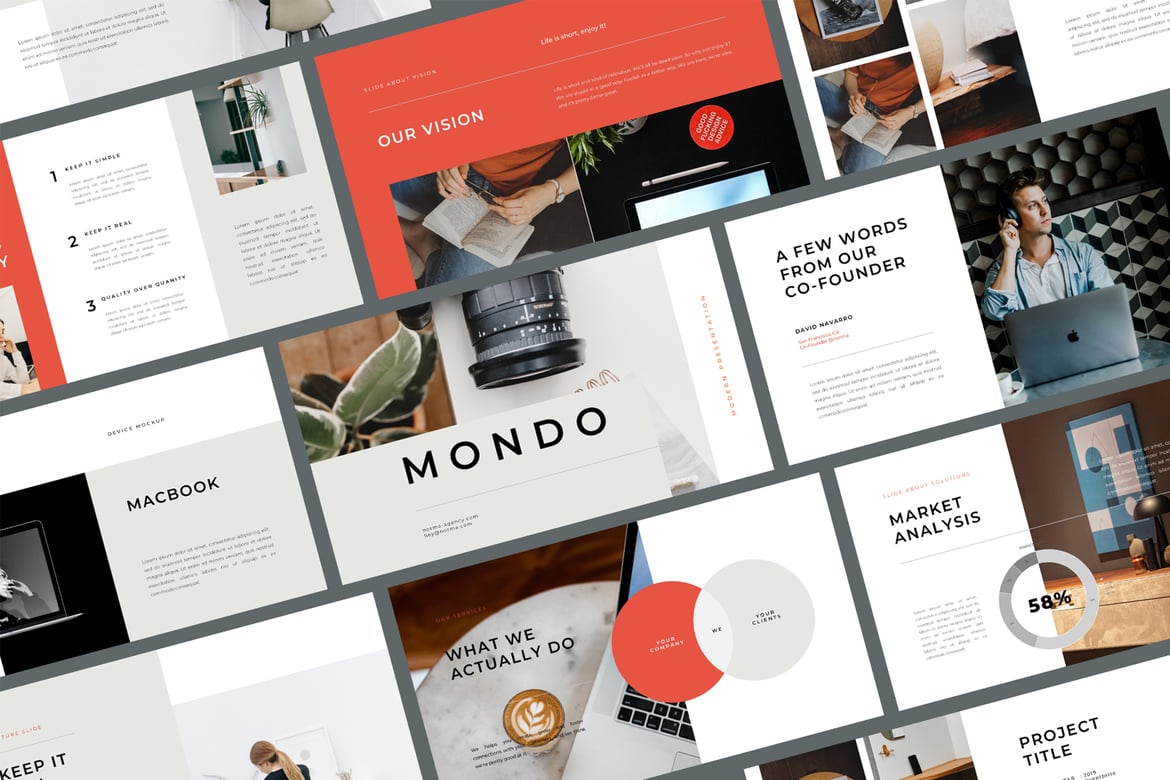 Template PowerPoint Mondo: Presentasi Profesional yang Menarik
