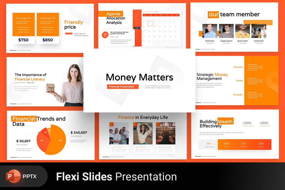 Template PowerPoint Keuangan yang Menarik untuk Presentasi Anda