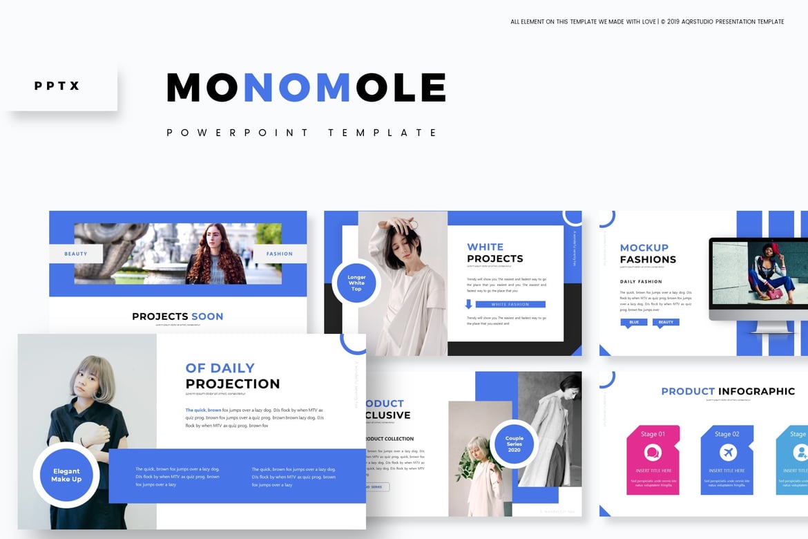 Template PowerPoint Monomole - Solusi Presentasi Kreatif Anda