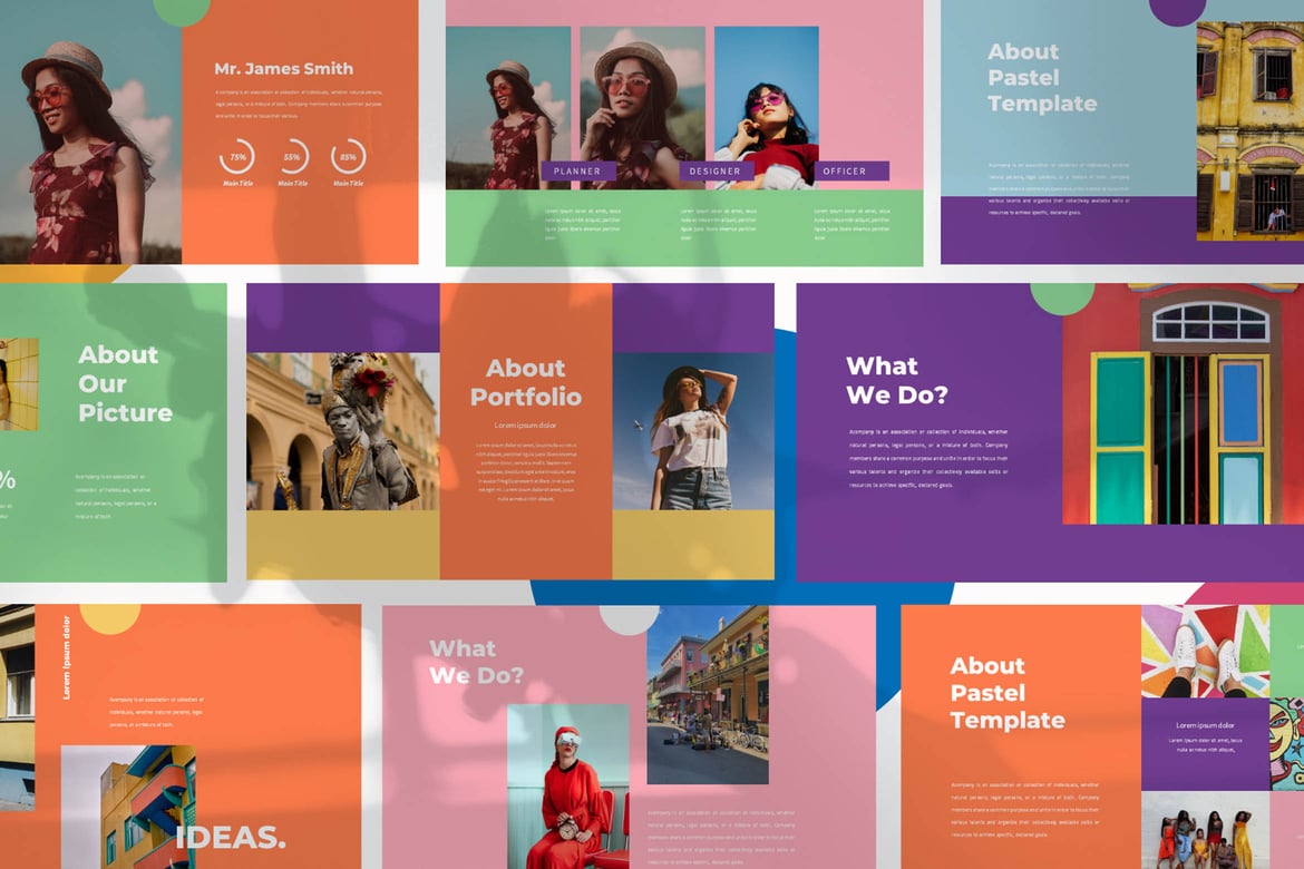 Template Presentasi Powerpoint Monsta - 30 Slide Unik untuk Presentasi Menarik