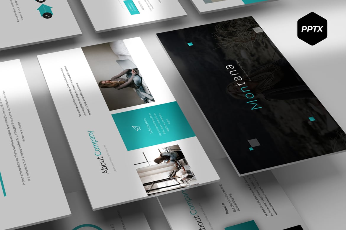 Template Powerpoint Montana - Solusi Presentasi yang Menarik