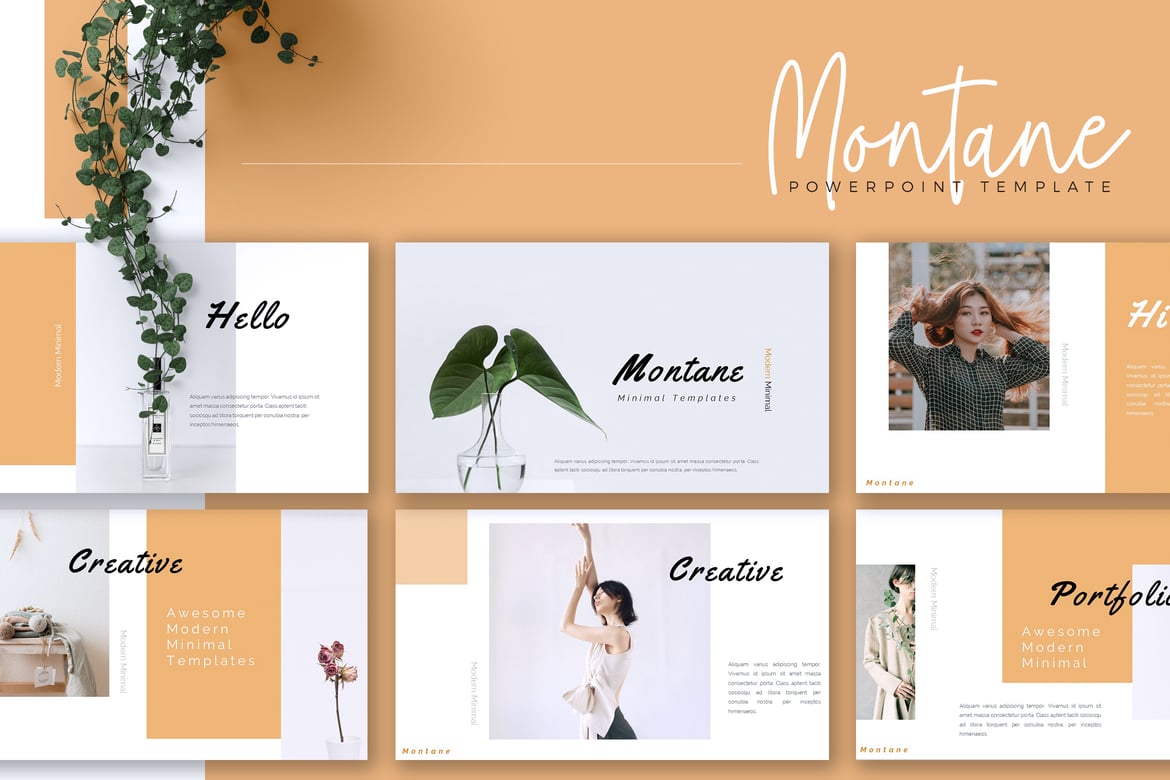 MONTANE - Template Presentasi PowerPoint Kreatif yang Menarik