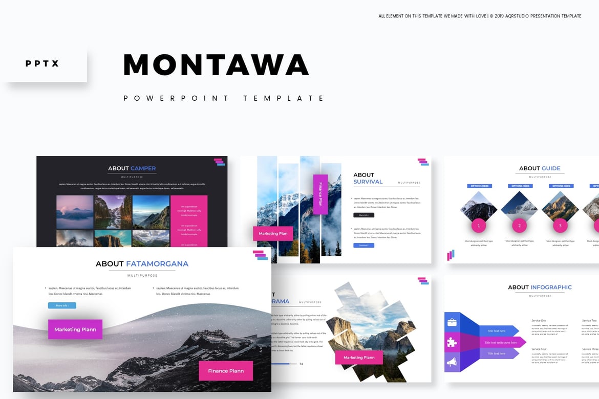Montawa - Template Powerpoint Serbaguna untuk Presentasi Anda