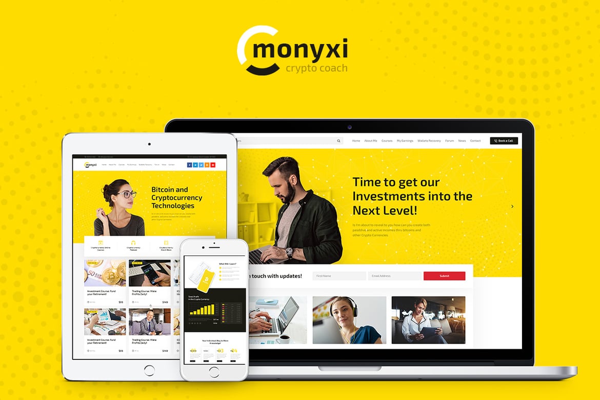 Monyxi: Tema WordPress Serbaguna untuk Cryptocurrency dan Keuangan