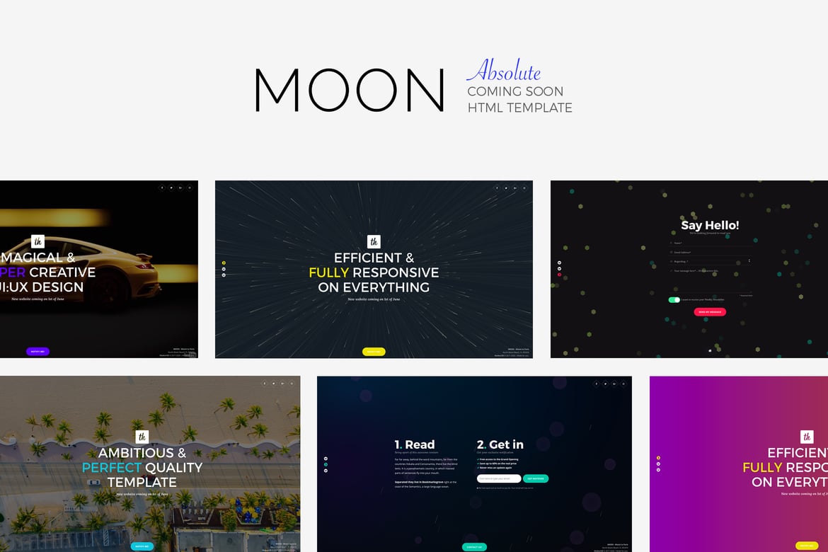MOON - Template Website Super Kuat untuk Proyek Anda