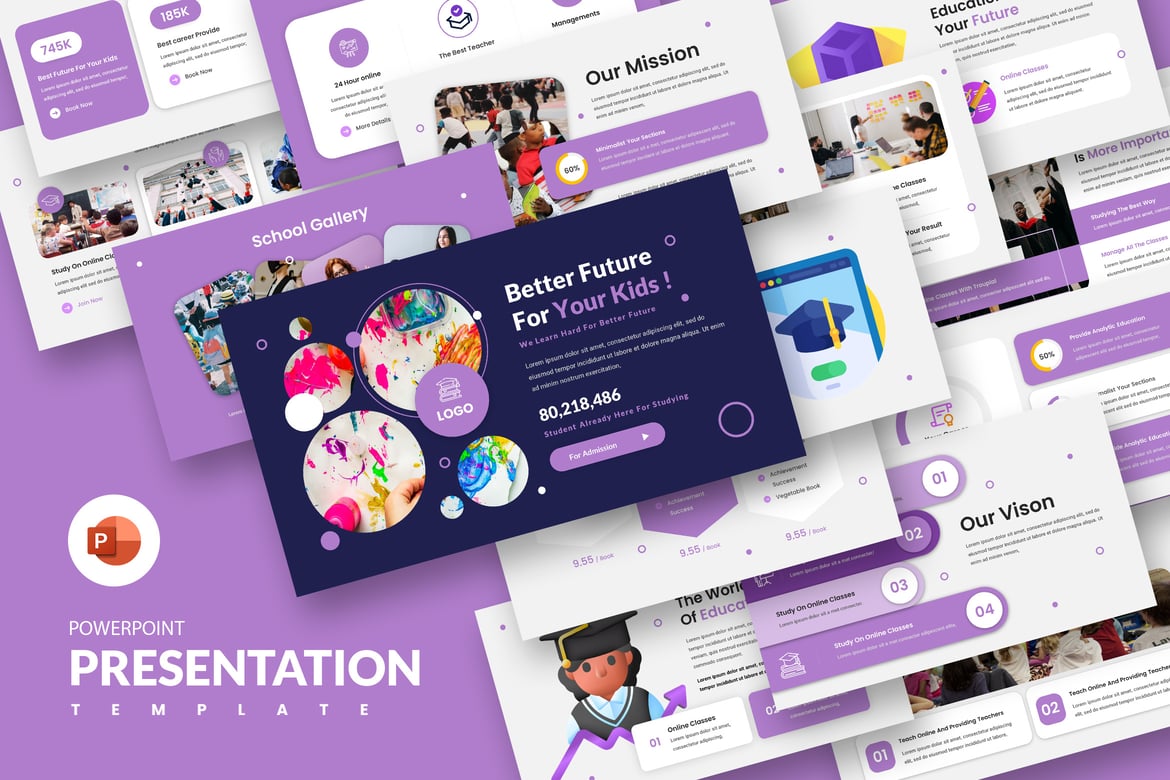 Template Presentasi PowerPoint Moraked untuk Berbagai Kebutuhan