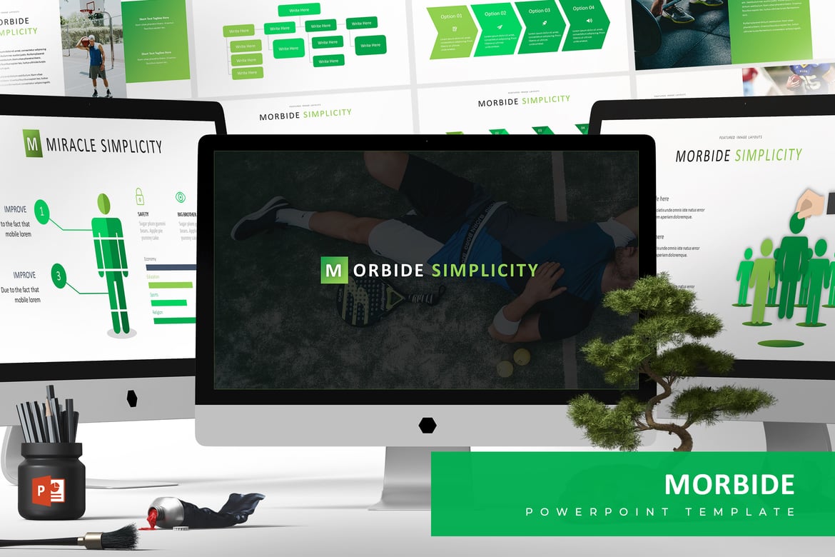 Morbide - Template PowerPoint Serbaguna dan Menarik