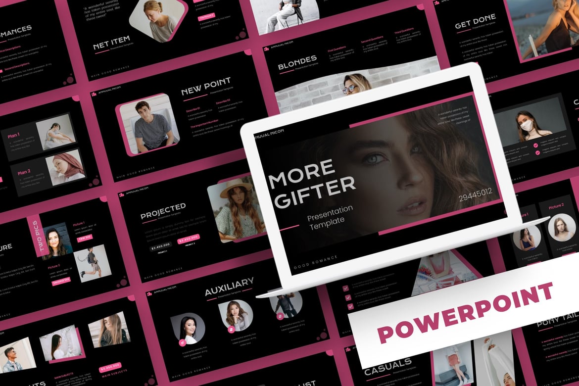 Template Powerpoint More Gifter - Solusi Presentasi Kreatif dan Profesional