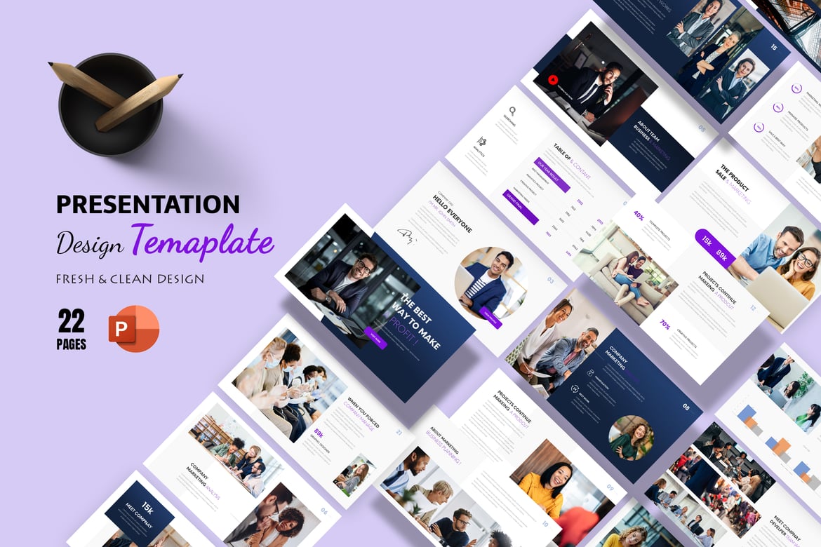 Template Presentasi PowerPoint Morena untuk Kebutuhan Profesional Anda