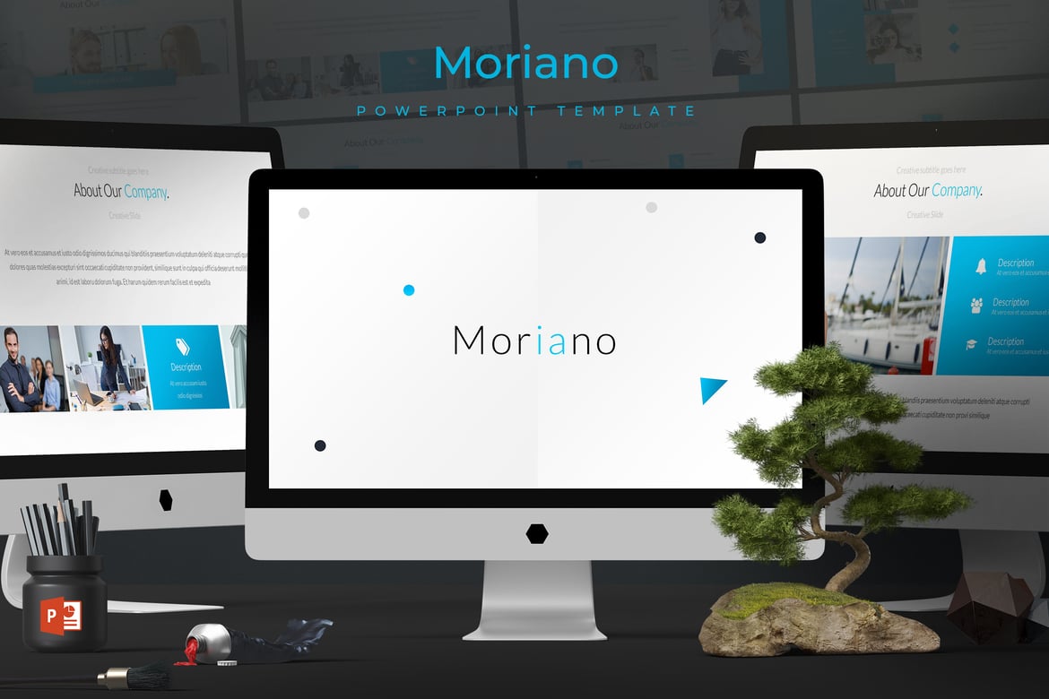 Template PowerPoint Moriano - Solusi Presentasi yang Menarik dan Profesional