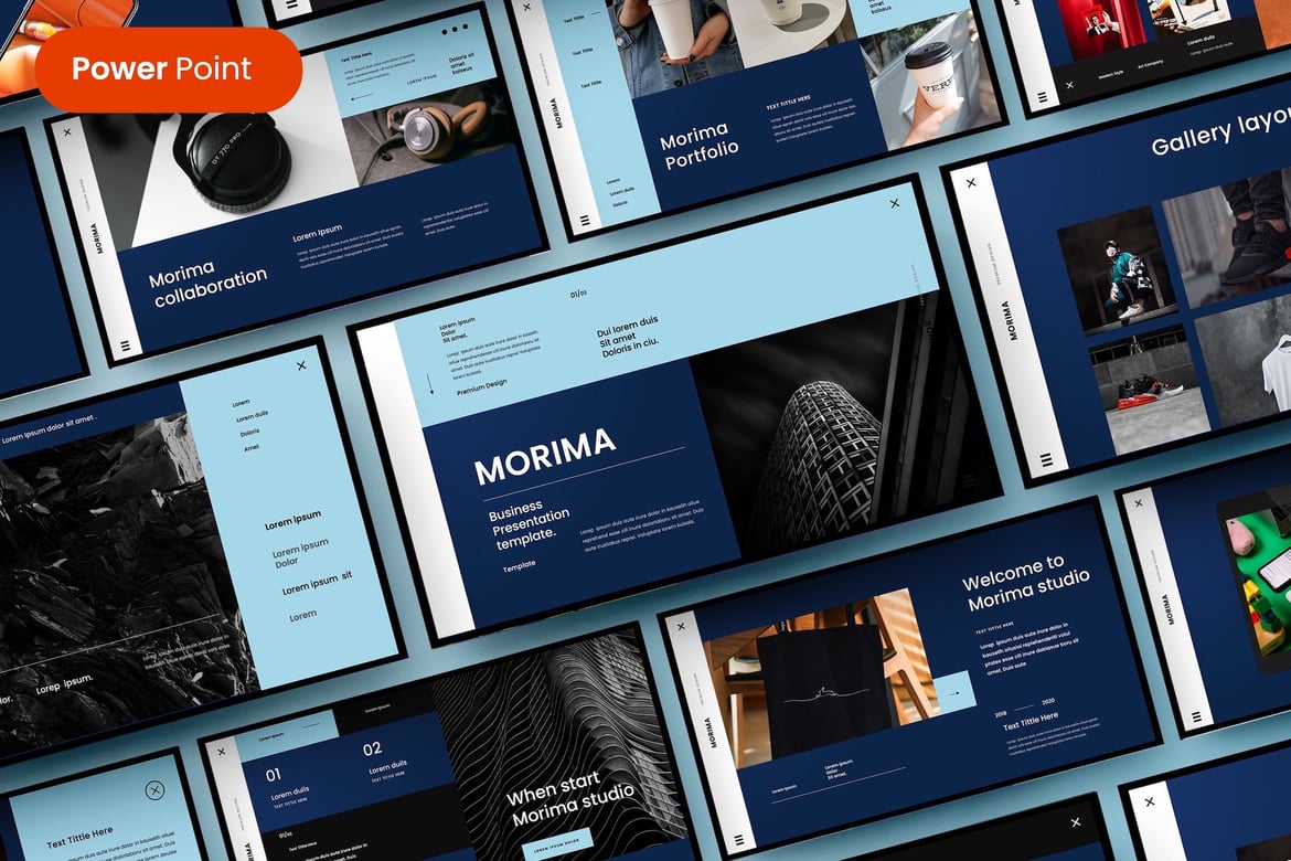 Morima – Template PowerPoint Bisnis yang Menarik